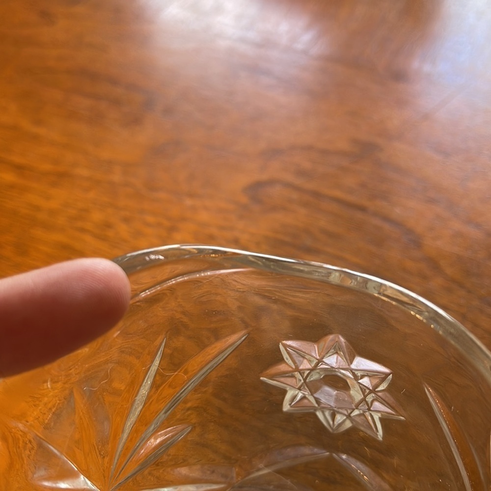 Vintage Star Of David Glassware Vintage Anchor Hocking Star Of David Creamer - Picture 6 of 10